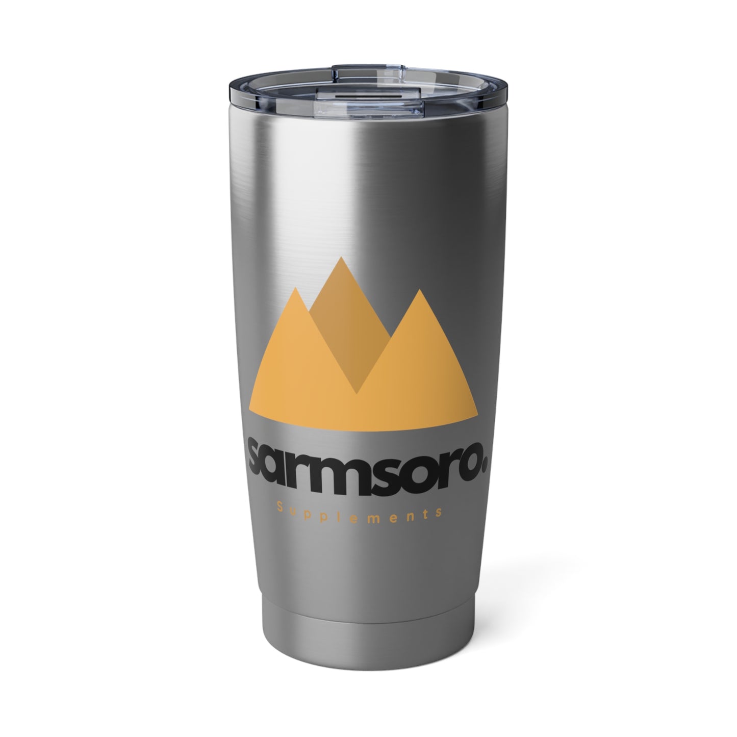 Silver 20oz Tumbler (Yellow)