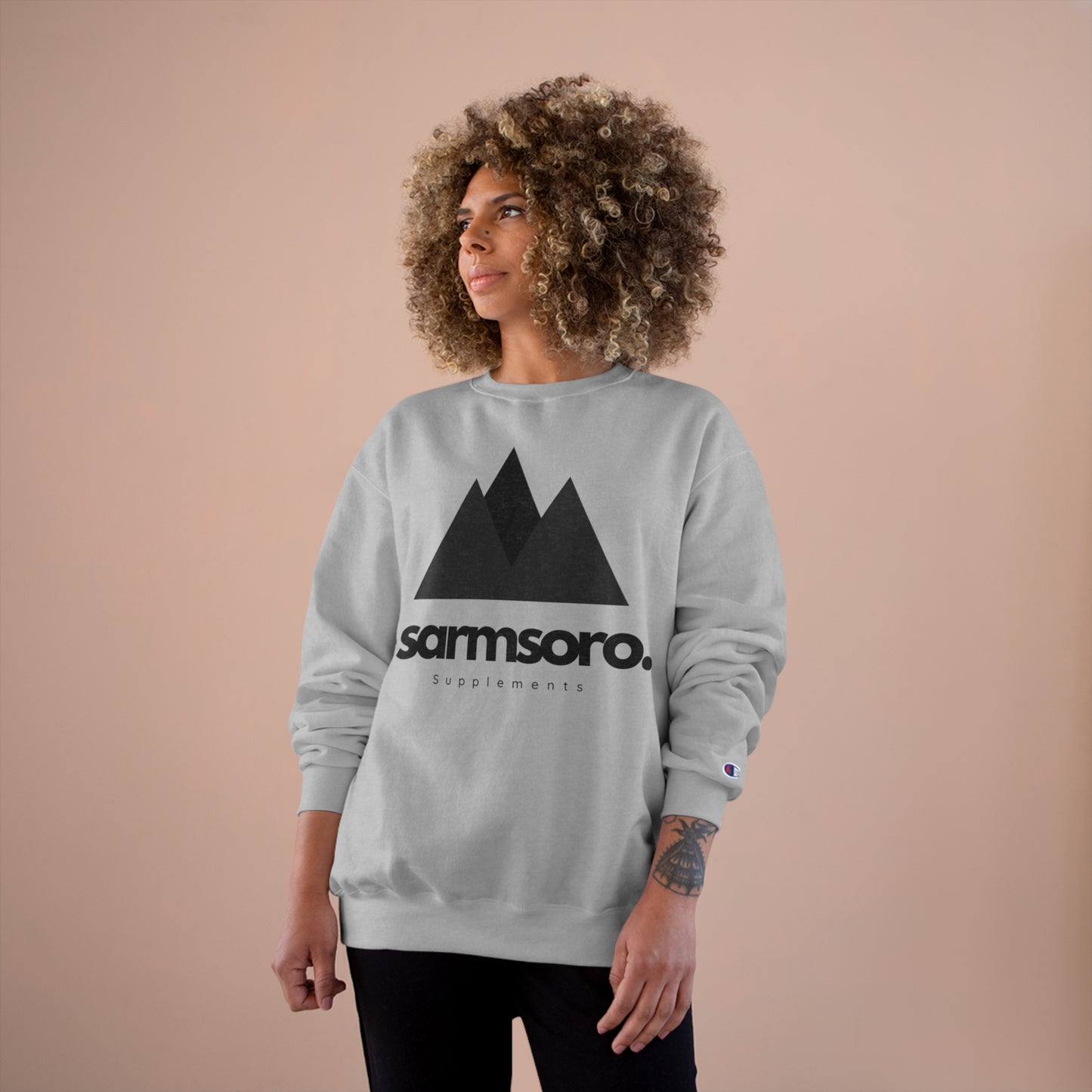 Sarmsoro Champion Sweatshirt Front Logo