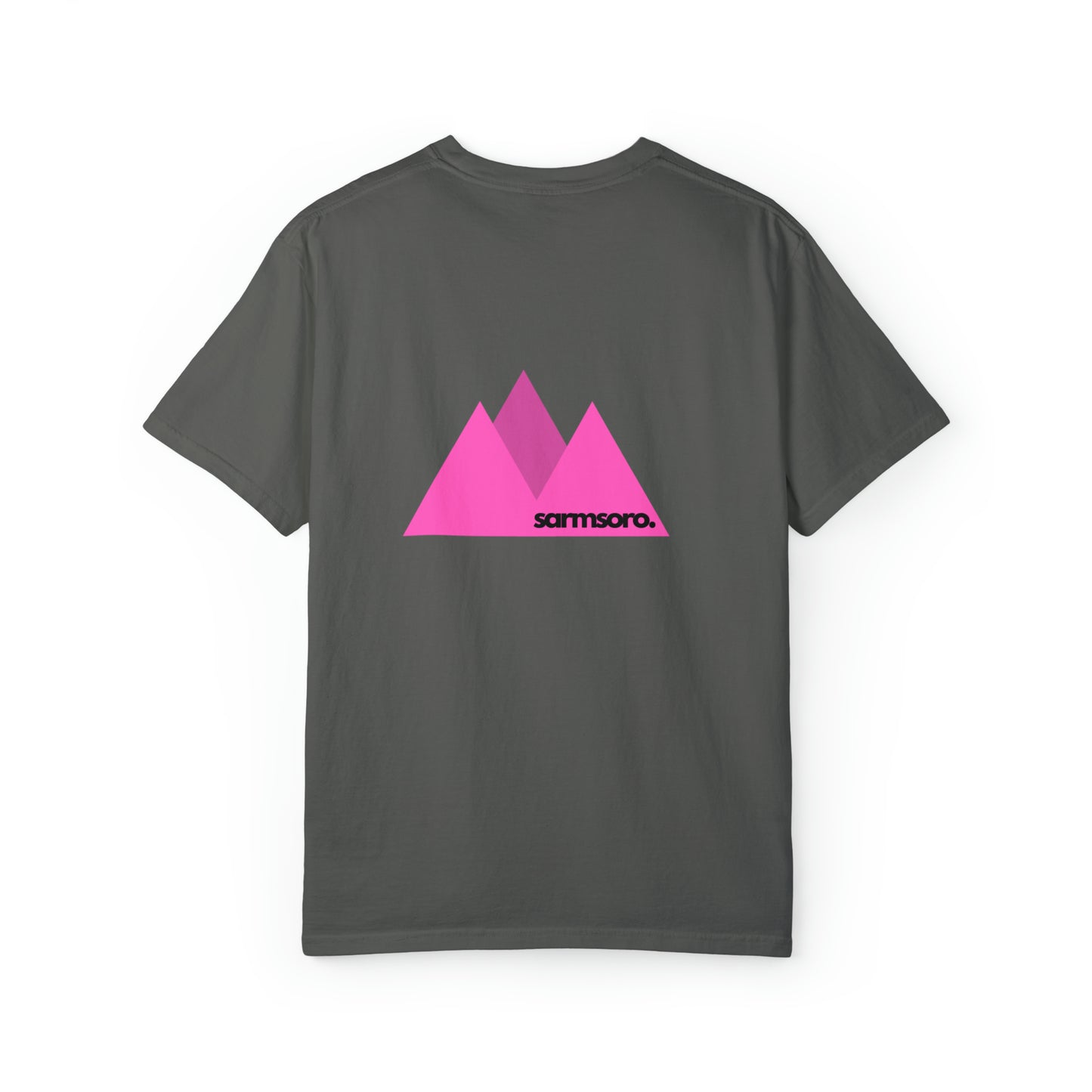 Sarmsoro Full Pink T-shirt Back Logo