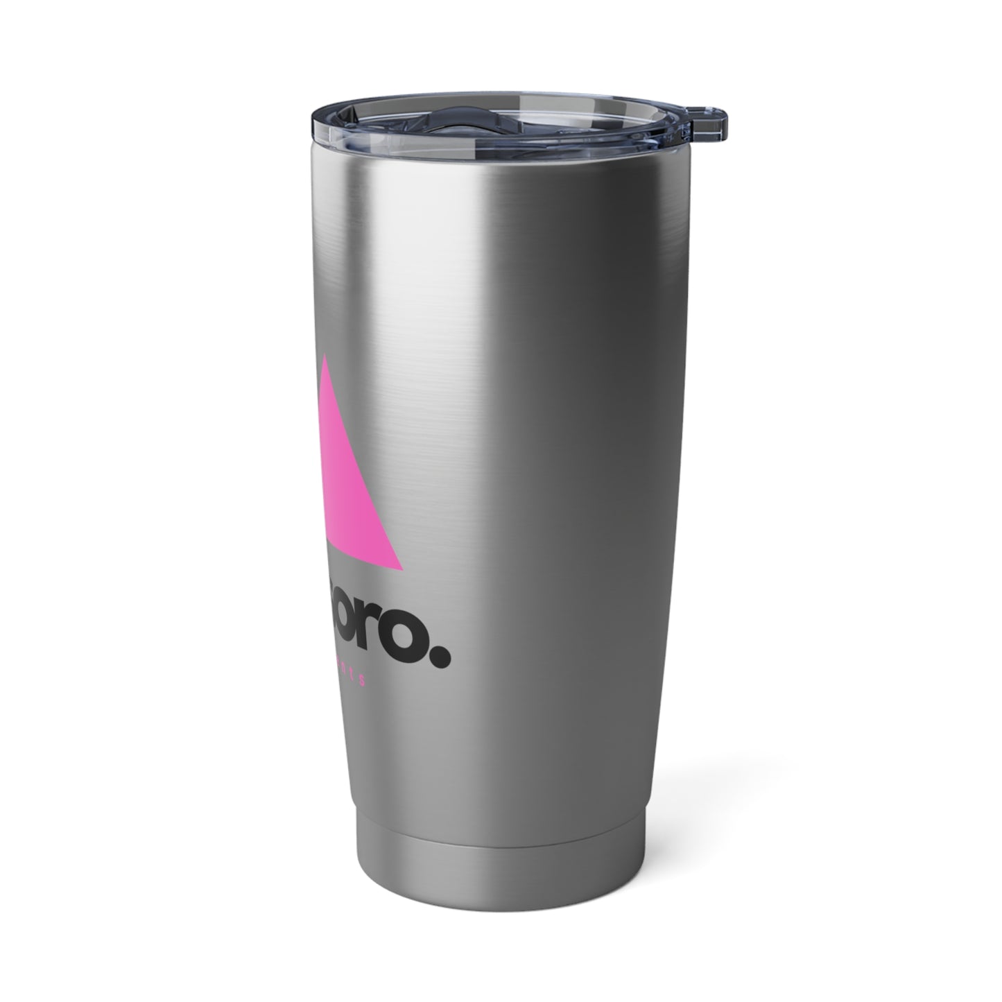 Silver 20oz Tumbler (Pink)