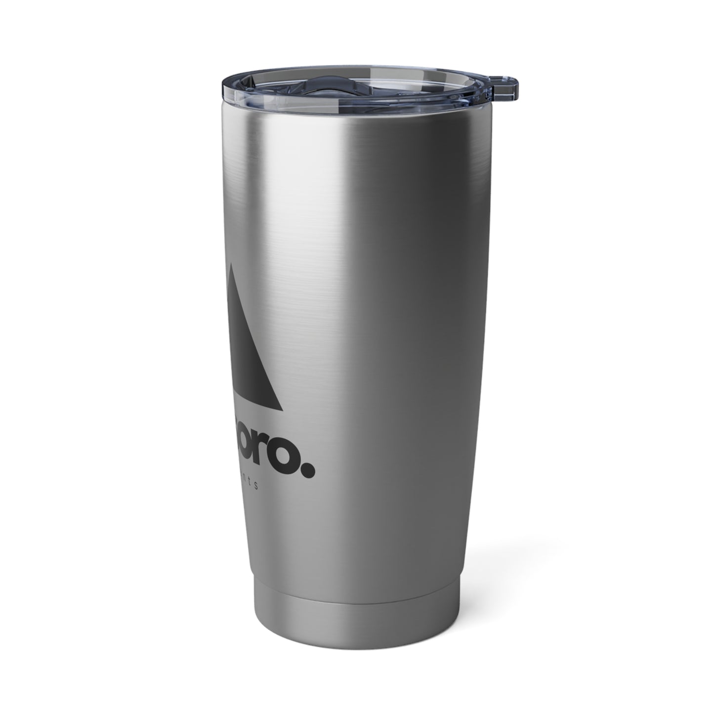 Silver 20oz Tumbler (Black)