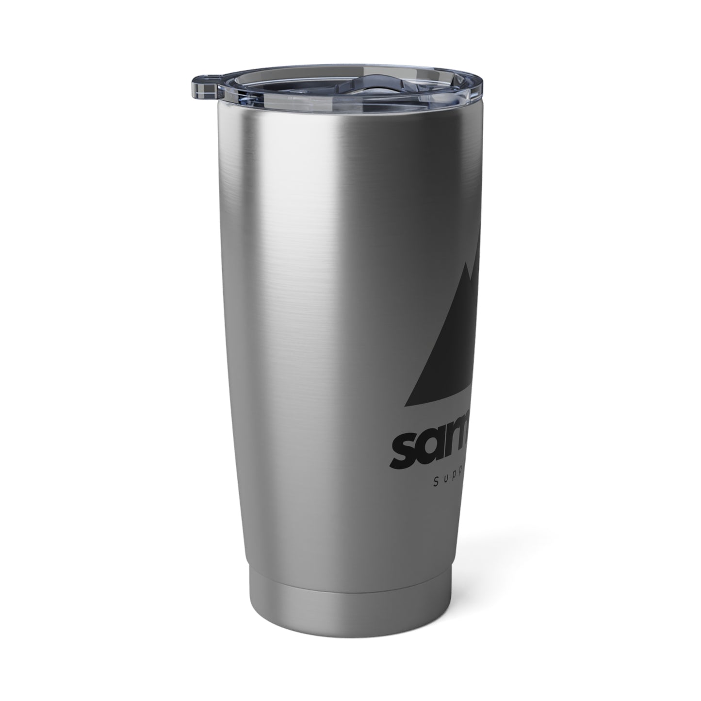 Silver 20oz Tumbler (Black)