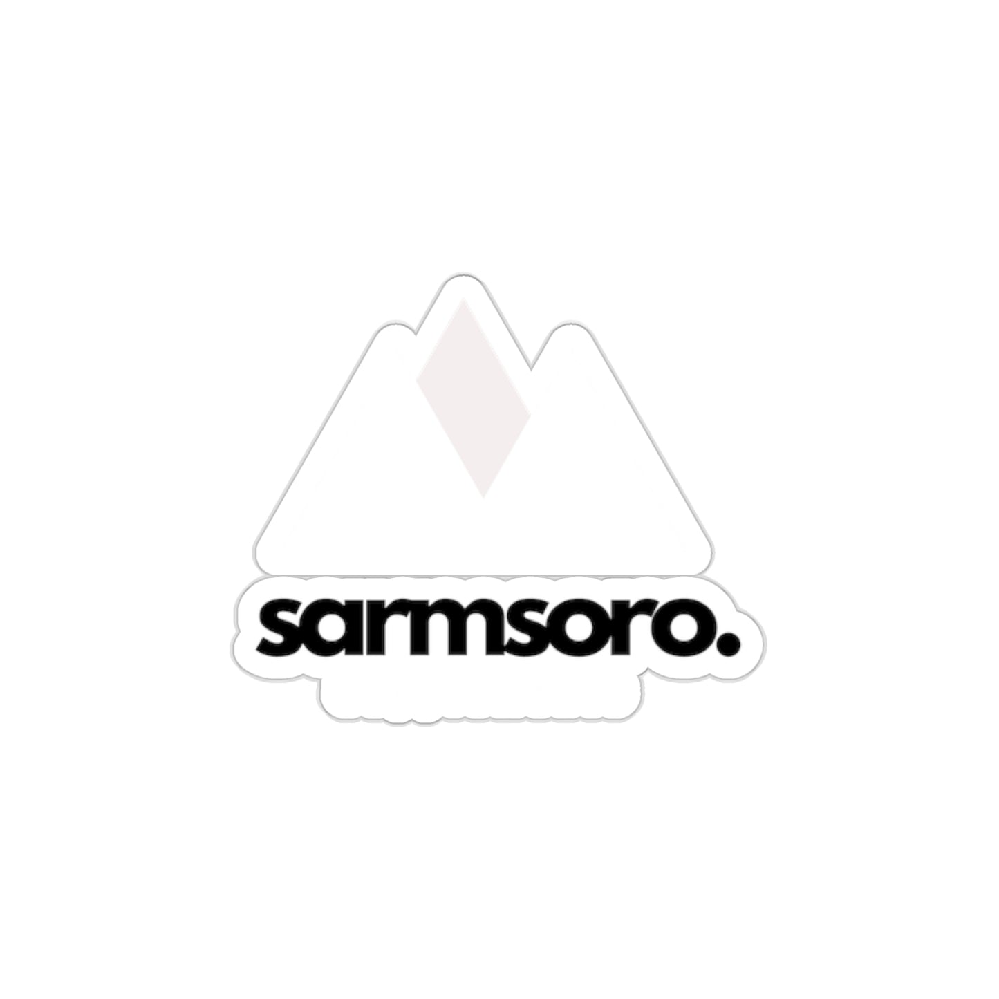 Sarmsoro White Stickers