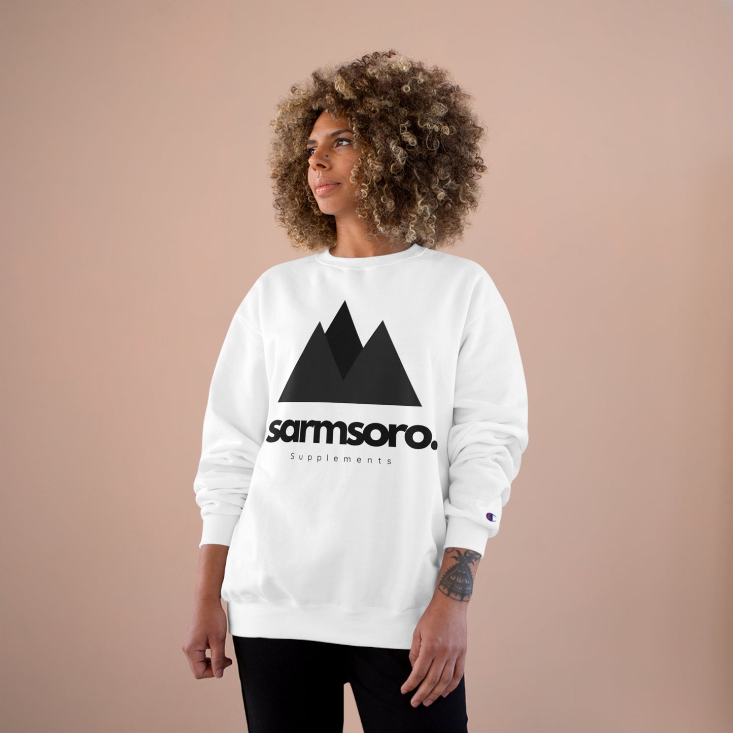 Sarmsoro Champion Sweatshirt Front Logo