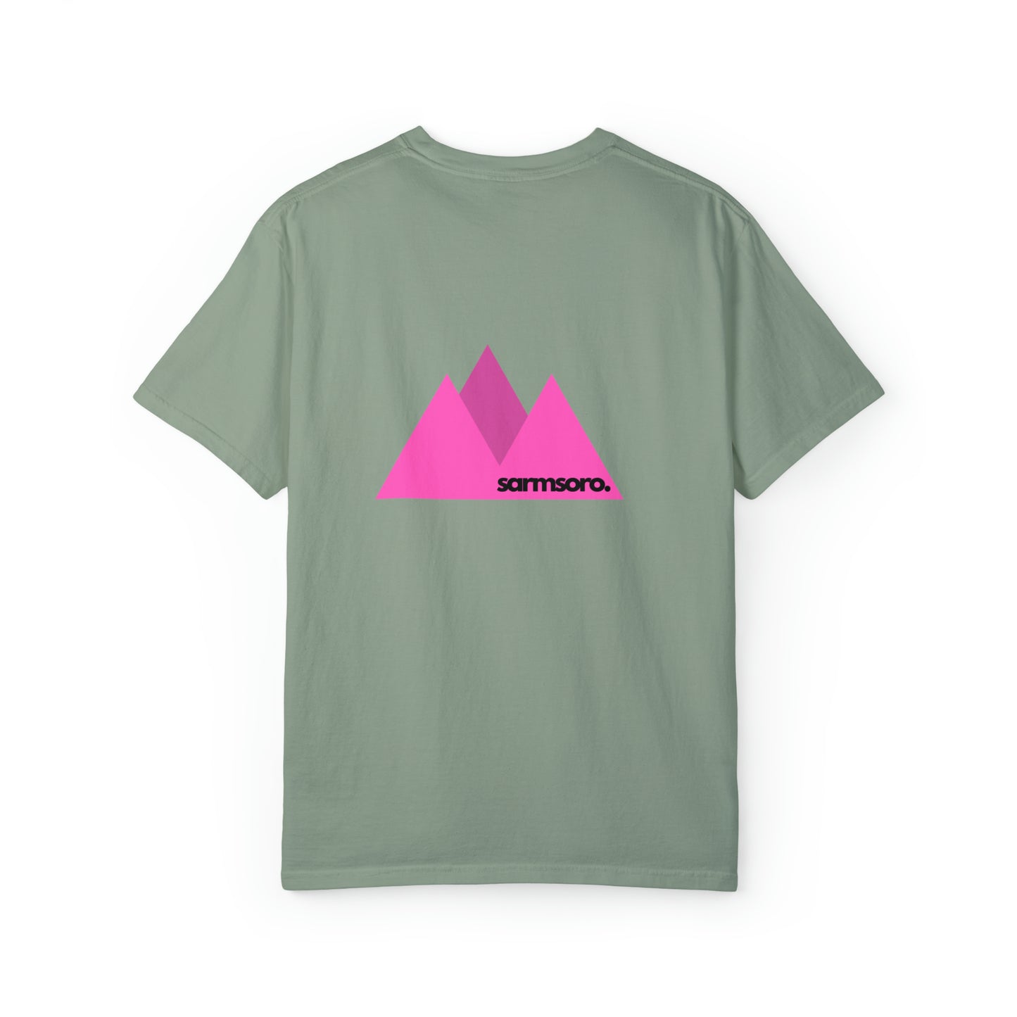 Sarmsoro Full Pink T-shirt Back Logo