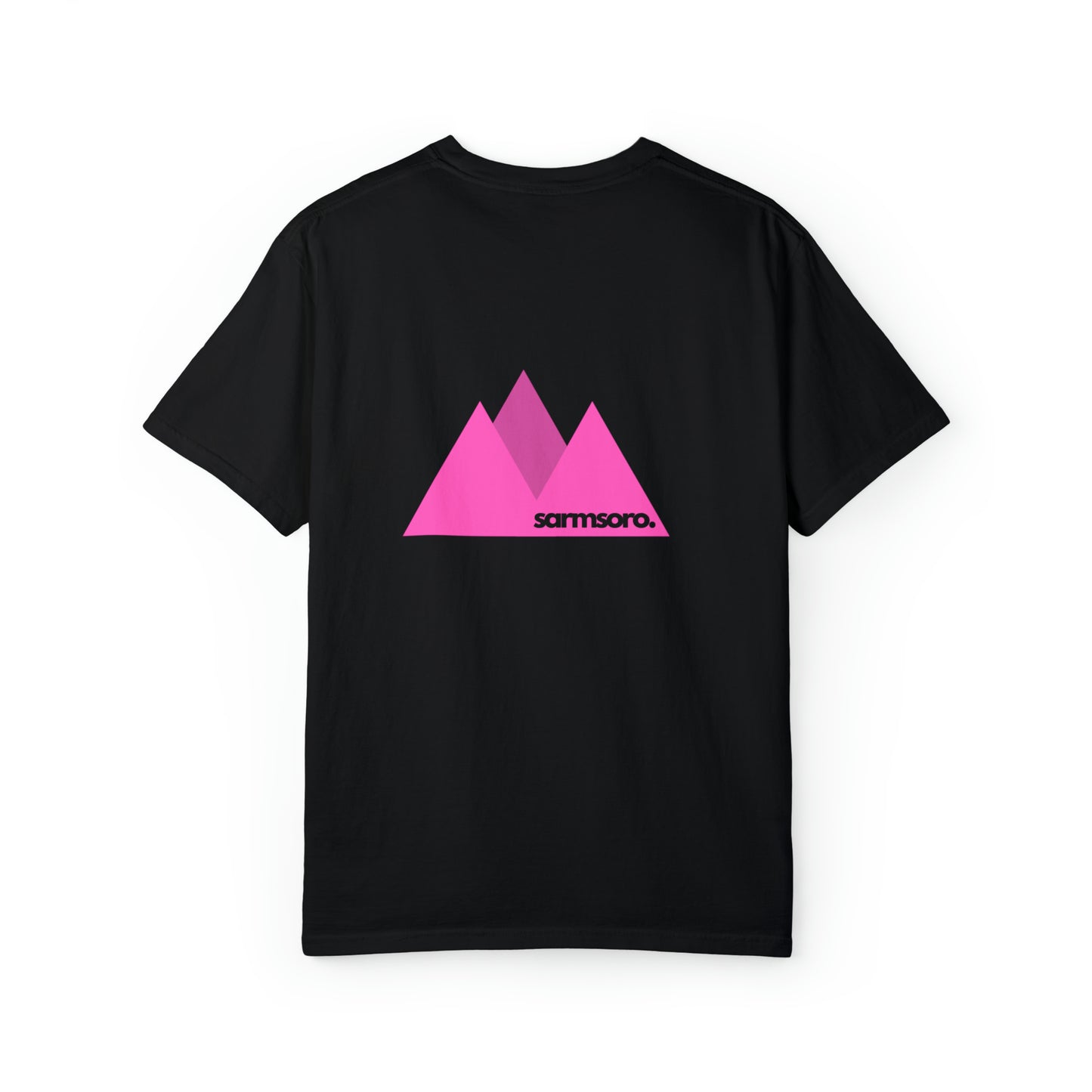 Sarmsoro Full Pink T-shirt Back Logo