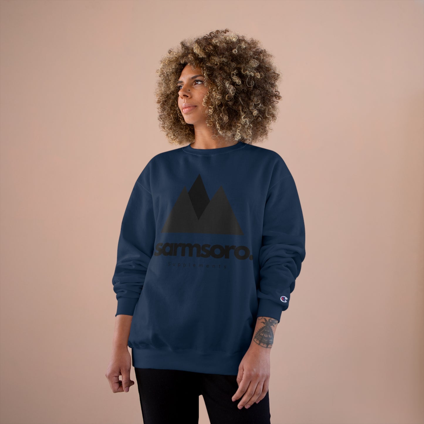 Sarmsoro Champion Sweatshirt Front Logo