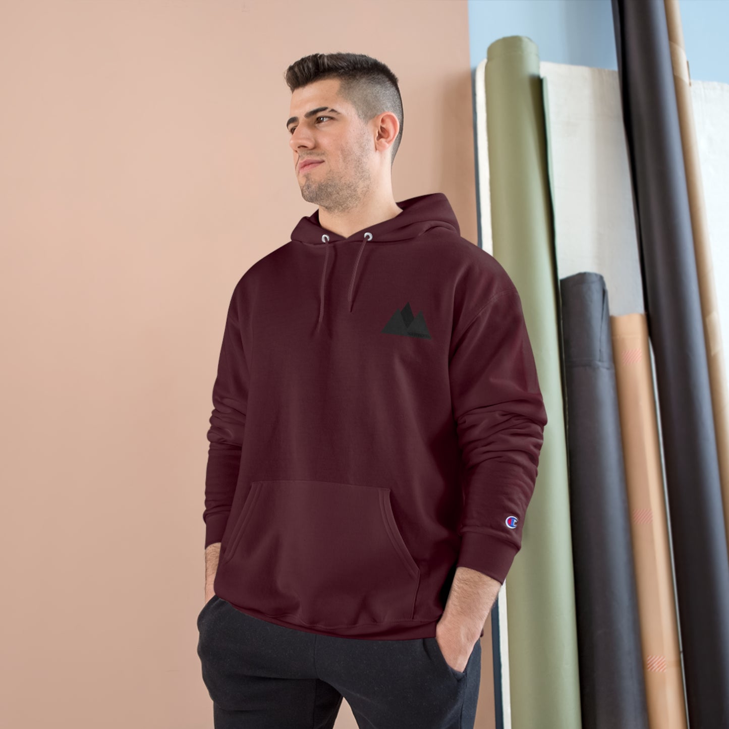 Sarmsoro Champion Hoodie Back Logo