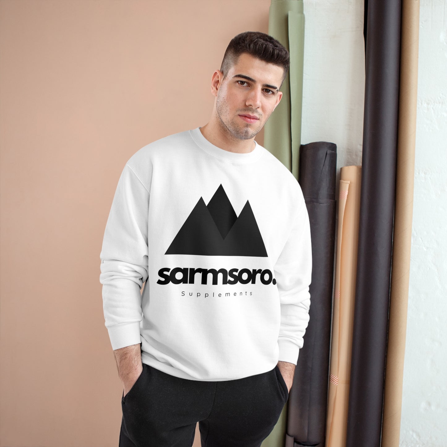 Sarmsoro Champion Sweatshirt Front Logo