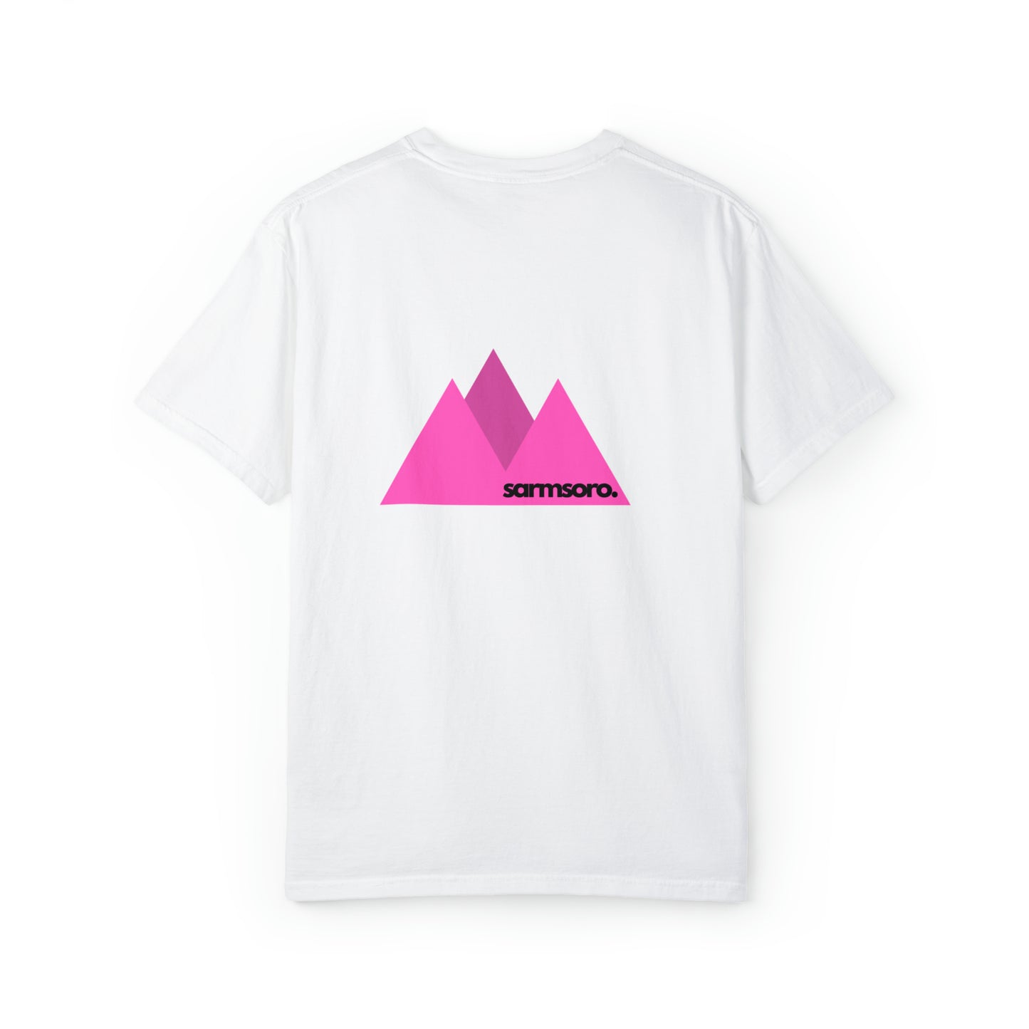 Sarmsoro Full Pink T-shirt Back Logo