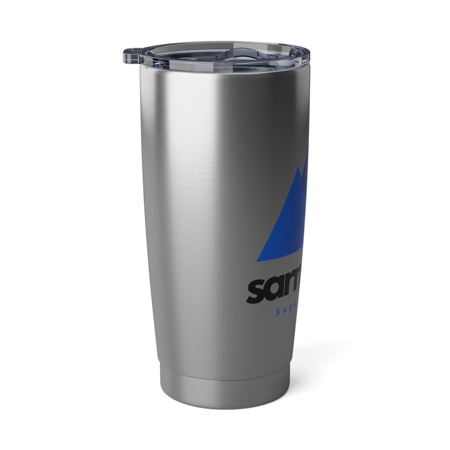 Silver 20oz Tumbler (Blue)