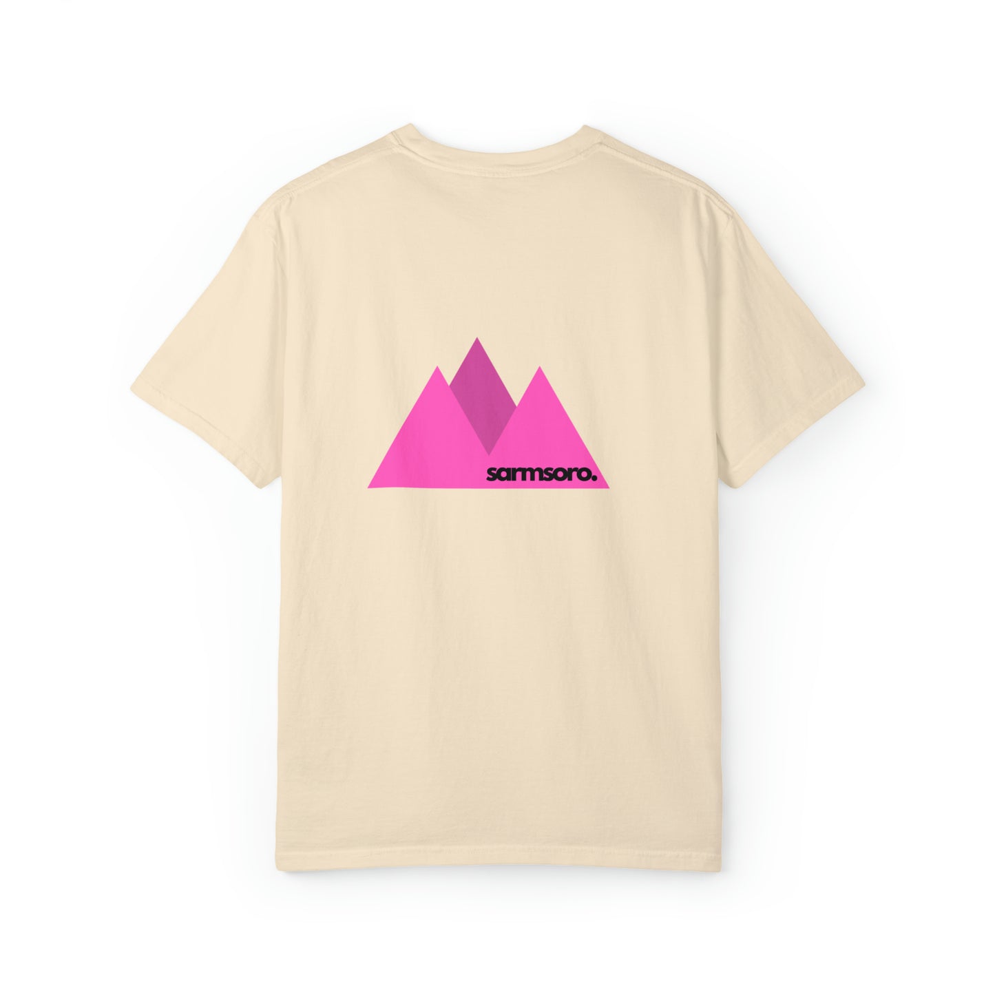 Sarmsoro Full Pink T-shirt Back Logo