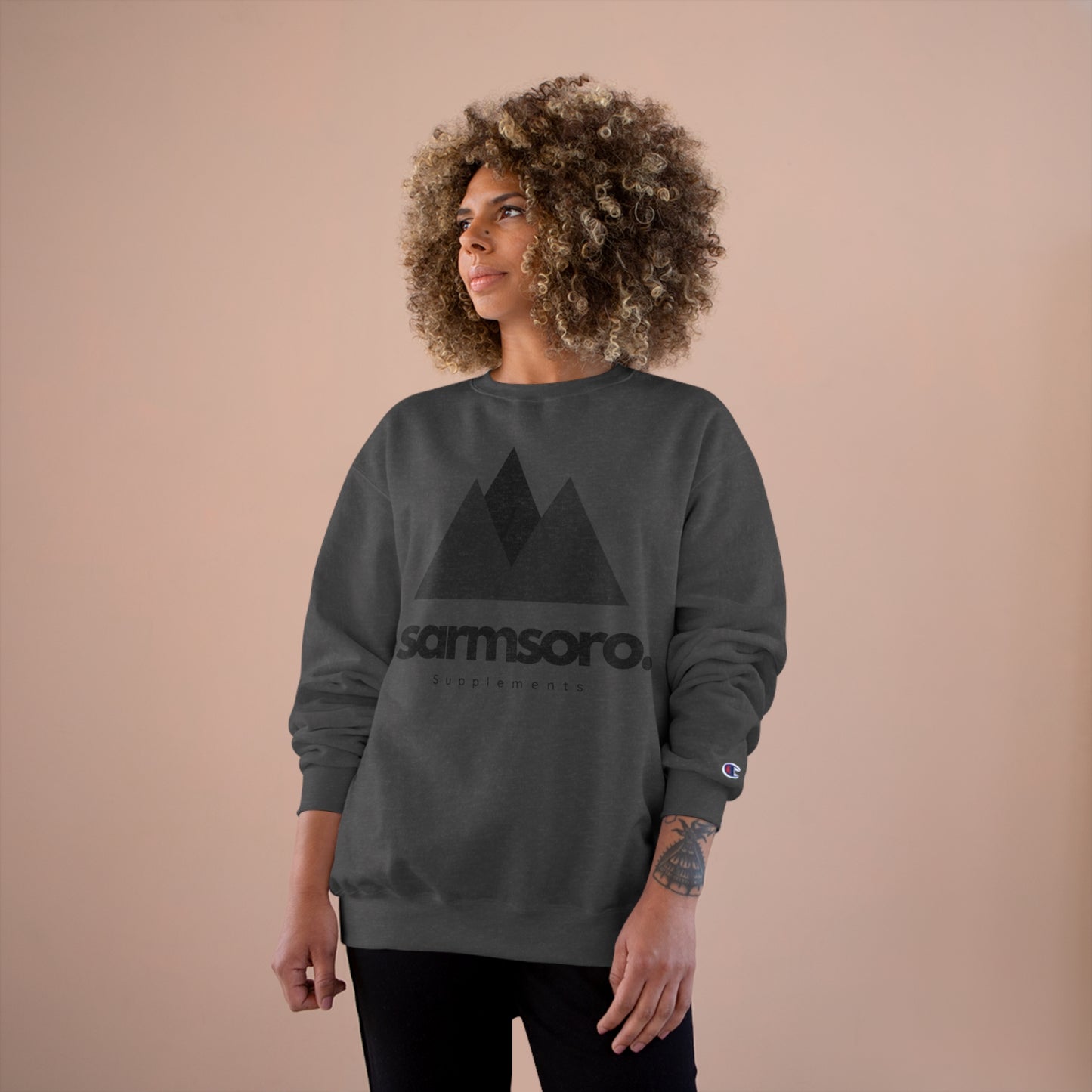 Sarmsoro Champion Sweatshirt Front Logo