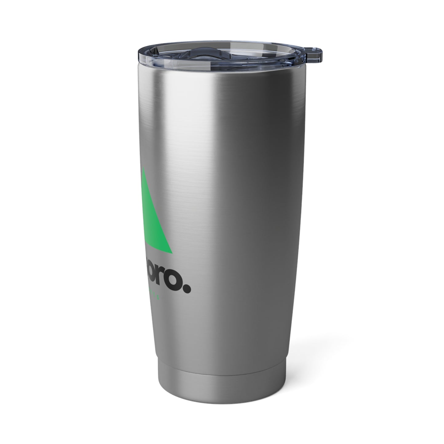 Silver 20oz Tumbler (Green)