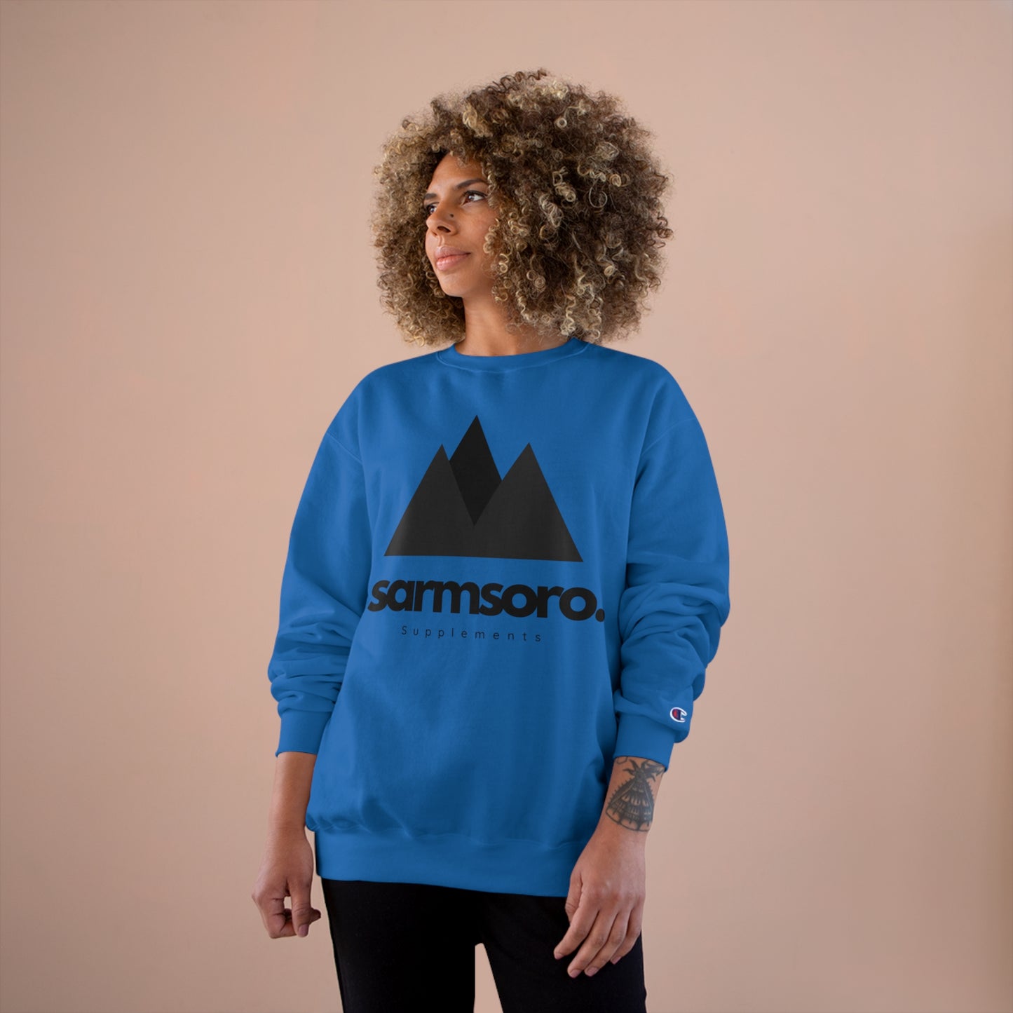 Sarmsoro Champion Sweatshirt Front Logo