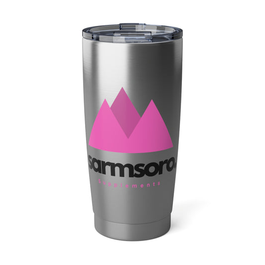 Silver 20oz Tumbler (Pink)