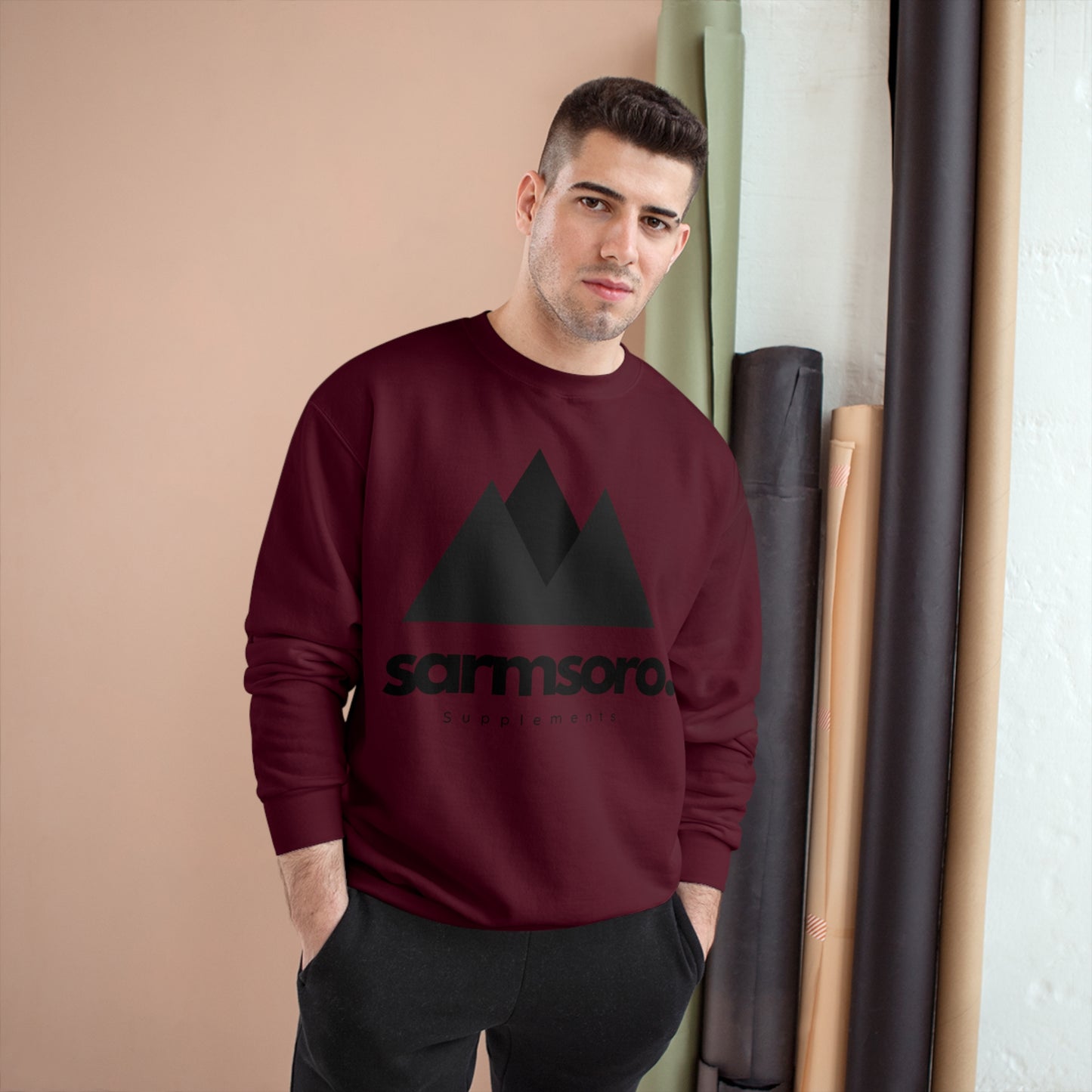 Sarmsoro Champion Sweatshirt Front Logo