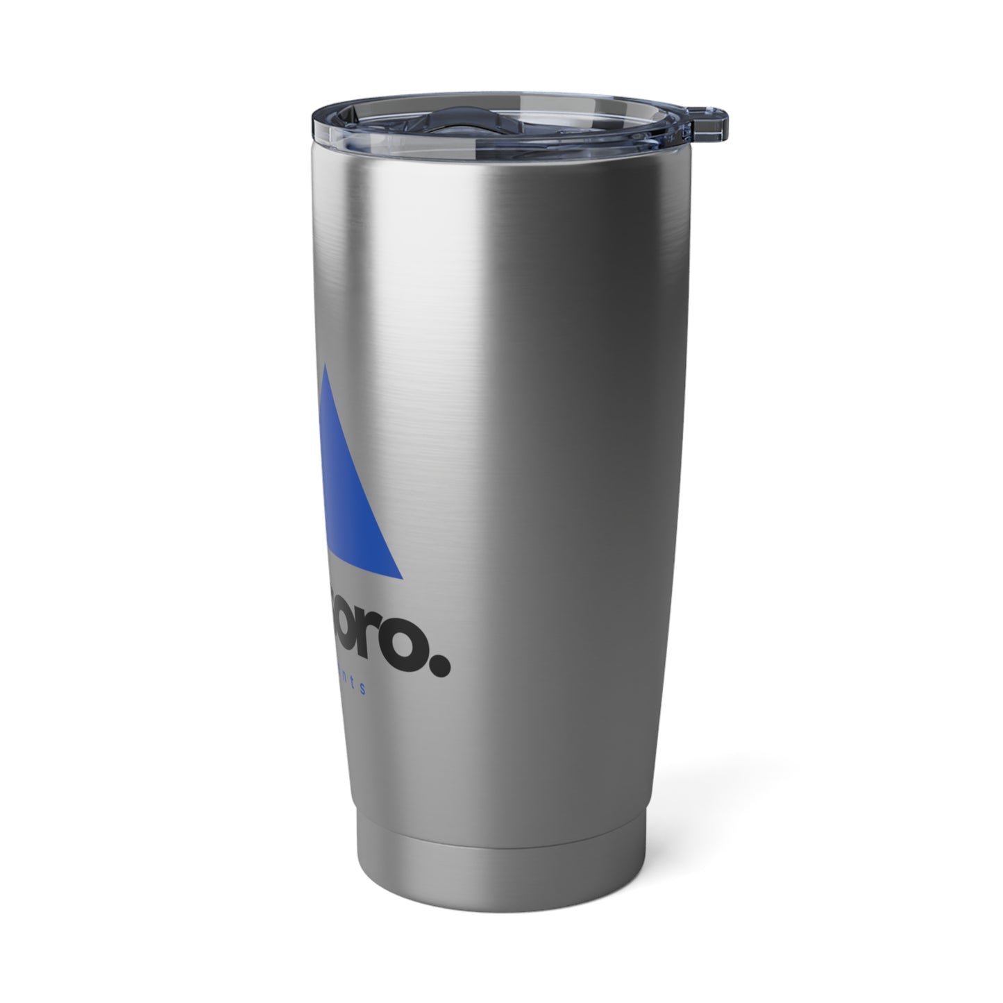 Silver 20oz Tumbler (Blue)