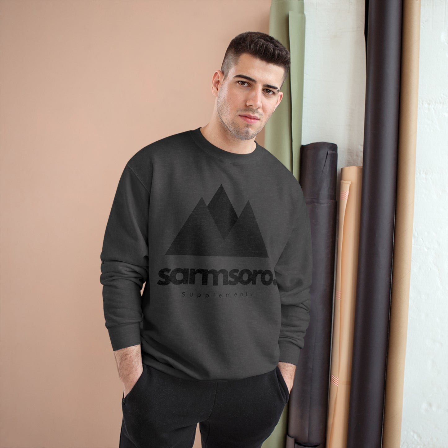 Sarmsoro Champion Sweatshirt Front Logo