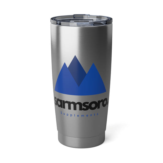 Silver 20oz Tumbler (Blue)