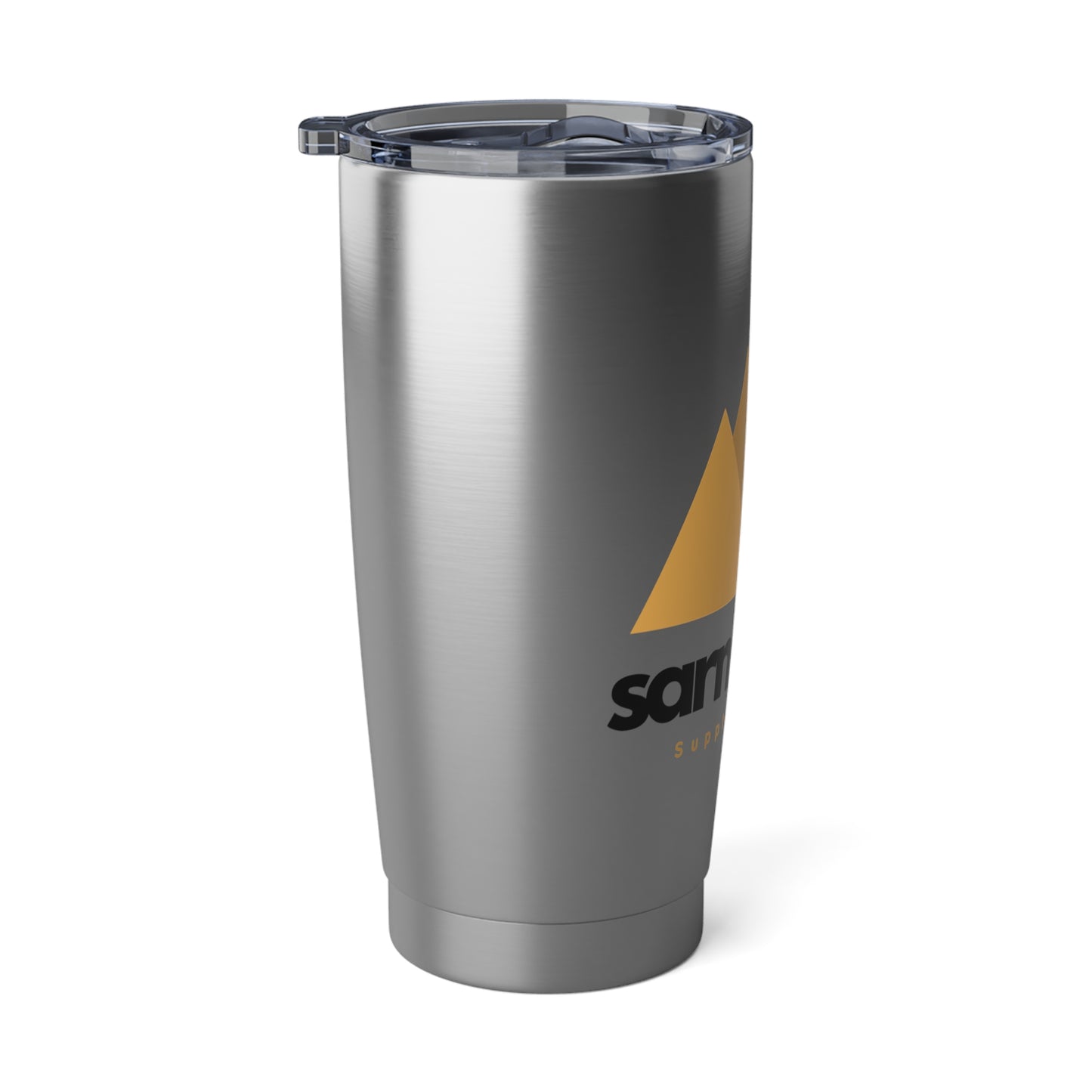 Silver 20oz Tumbler (Yellow)